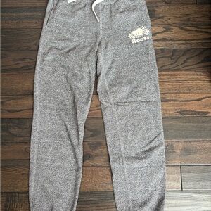 Roots Gray Sweatpants Soft Cotton-Blend Joggers